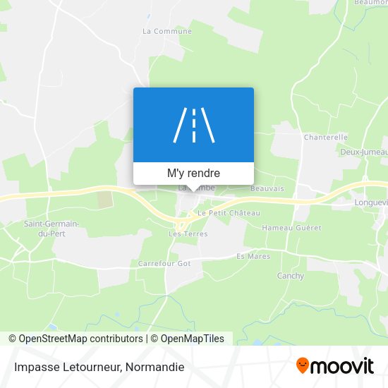 Impasse Letourneur plan