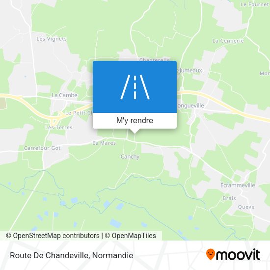 Route De Chandeville plan