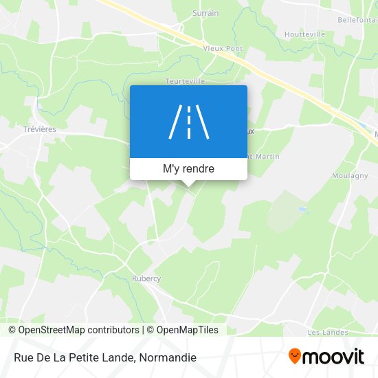 Rue De La Petite Lande plan