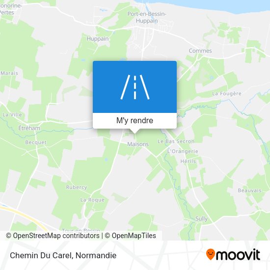 Chemin Du Carel plan