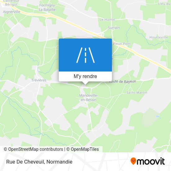 Rue De Cheveuil plan