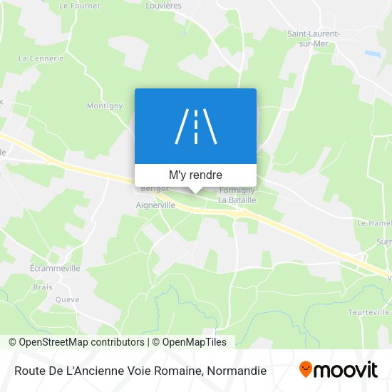 Route De L'Ancienne Voie Romaine plan
