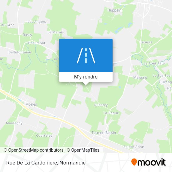 Rue De La Cardonière plan