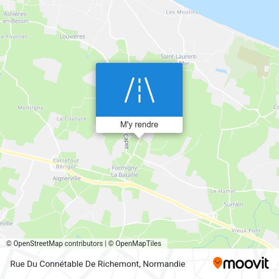 Rue Du Connétable De Richemont plan