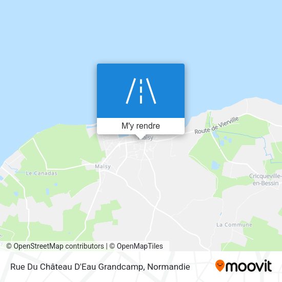 Rue Du Château D'Eau Grandcamp plan