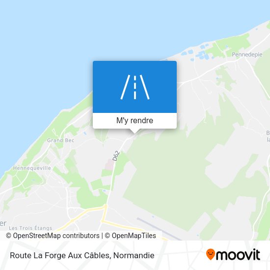 Route La Forge Aux Câbles plan