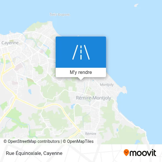 Rue Équinoxiale plan