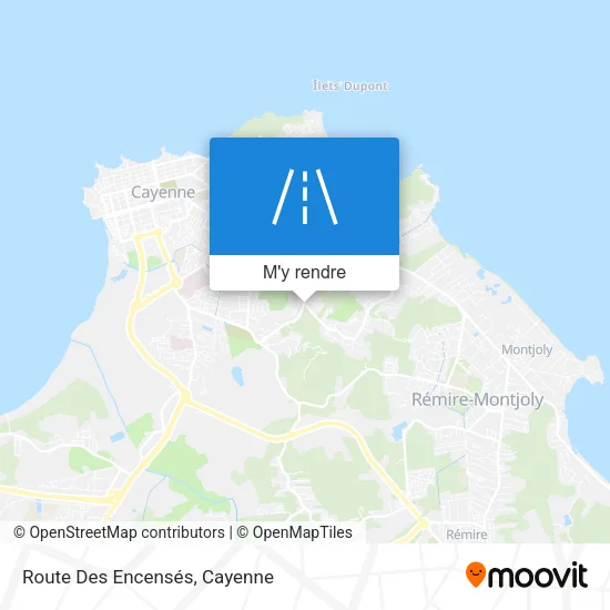 Route Des Encensés plan