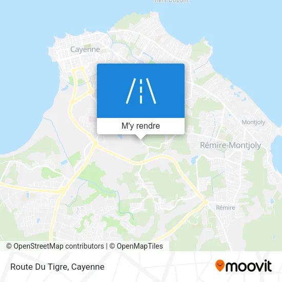 Route Du Tigre plan