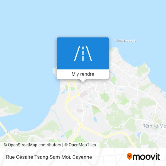 Rue Césaire Tsang-Sam-Moï plan