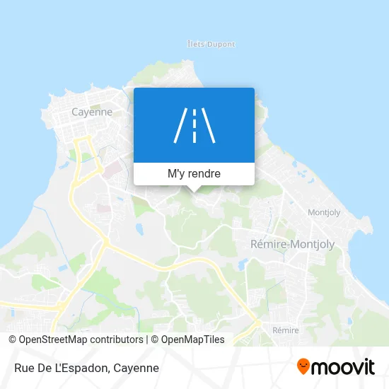 Rue De L'Espadon plan