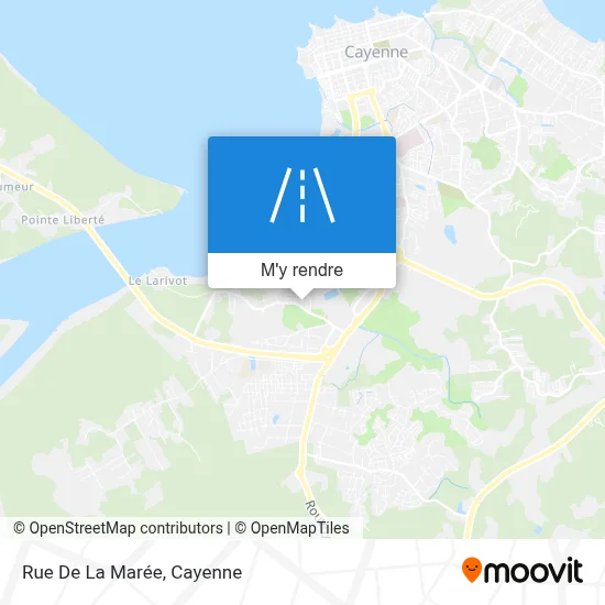 Rue De La Marée plan