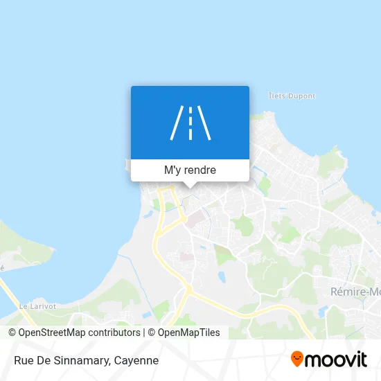 Rue De Sinnamary plan