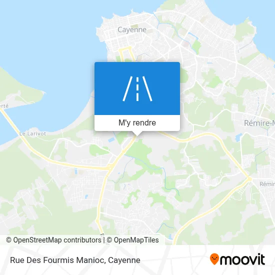 Rue Des Fourmis Manioc plan