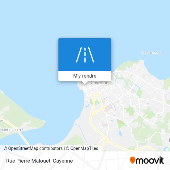 Rue Pierre Malouet plan