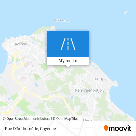 Rue D'Andromède plan