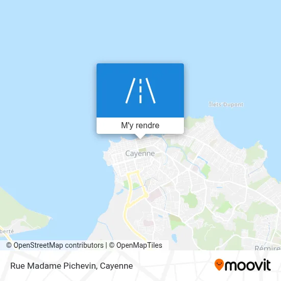 Rue Madame Pichevin plan