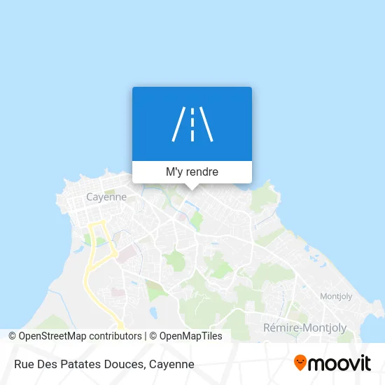 Rue Des Patates Douces plan