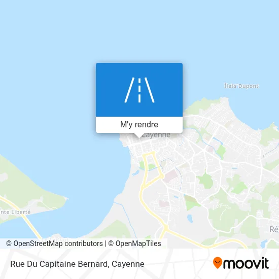 Rue Du Capitaine Bernard plan