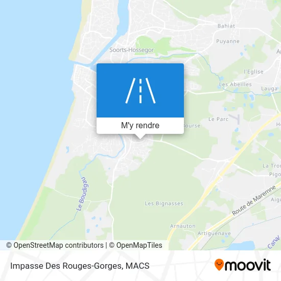 Impasse Des Rouges-Gorges plan