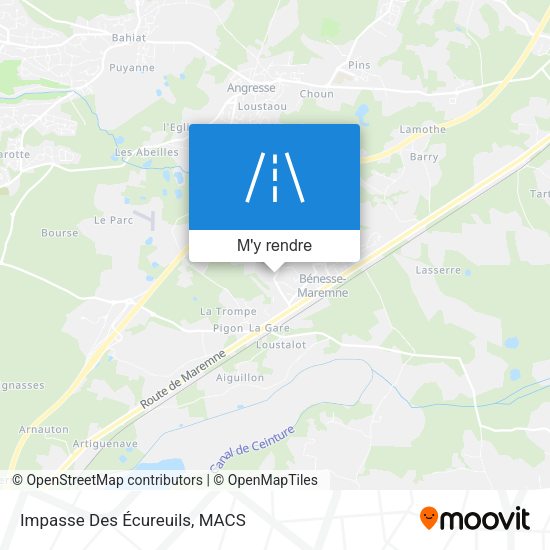 Impasse Des Écureuils plan