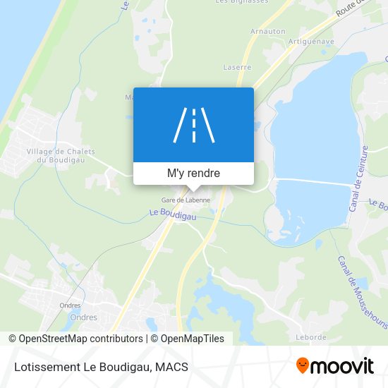 Lotissement Le Boudigau plan