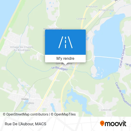 Rue De L'Aubour plan