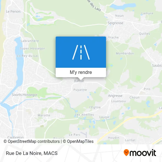 Rue De La Noire plan