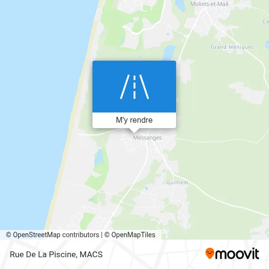 Rue De La Piscine plan