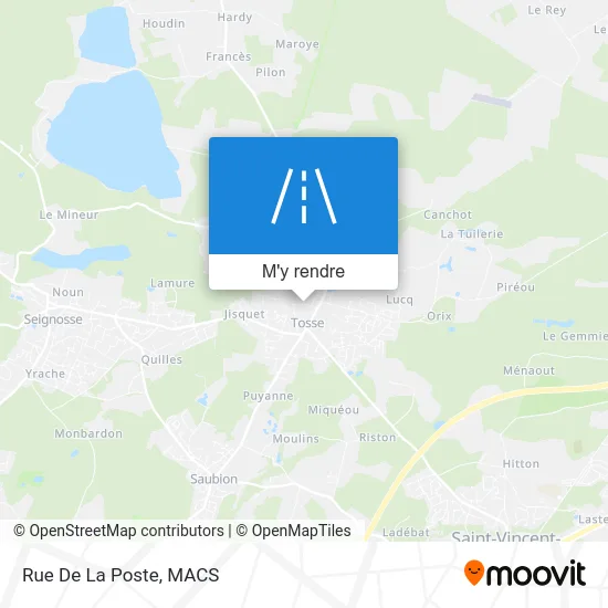 Rue De La Poste plan