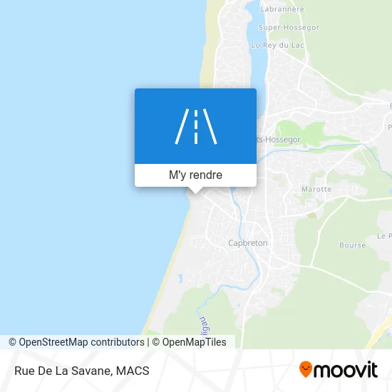 Rue De La Savane plan