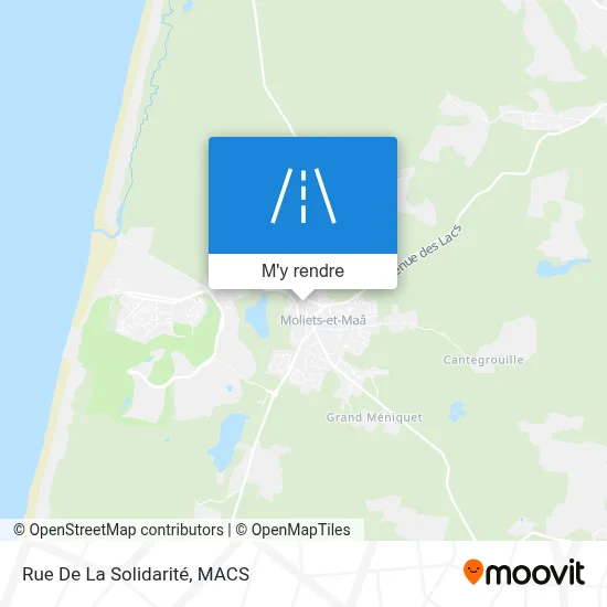 Rue De La Solidarité plan