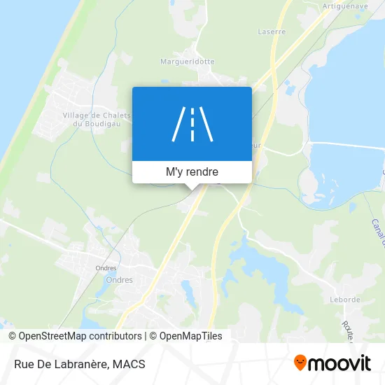 Rue De Labranère plan