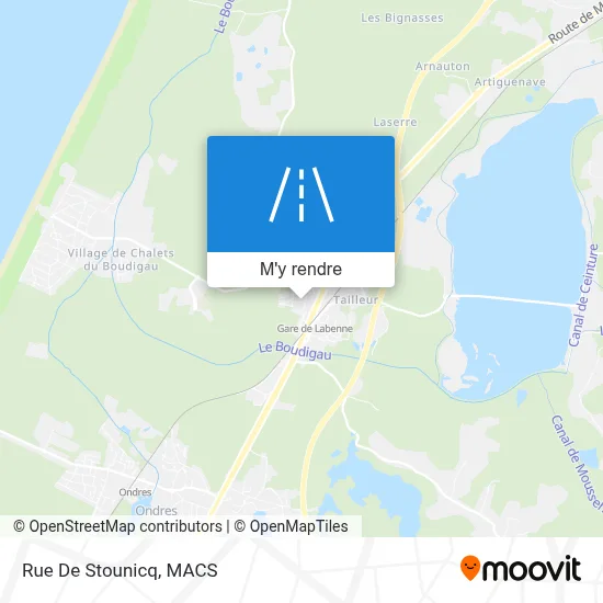 Rue De Stounicq plan