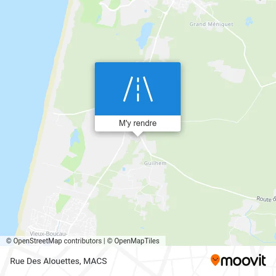Rue Des Alouettes plan