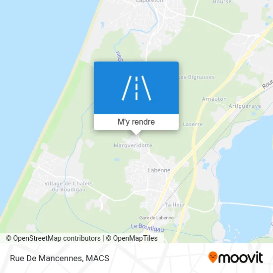 Rue De Mancennes plan