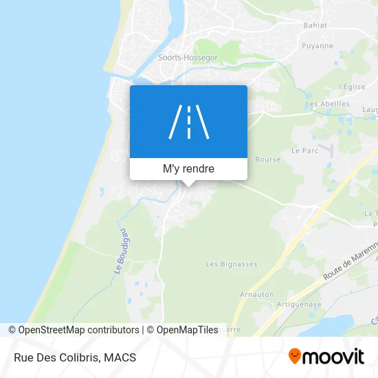Rue Des Colibris plan