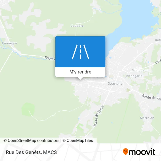 Rue Des Genêts plan