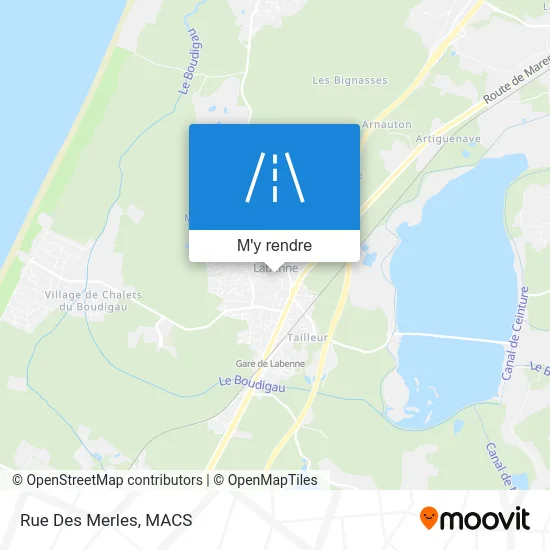 Rue Des Merles plan
