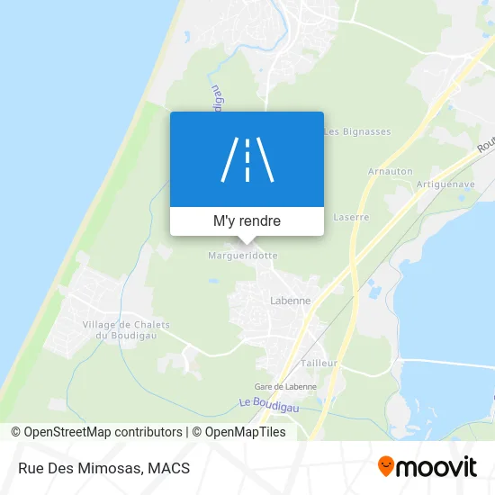 Rue Des Mimosas plan