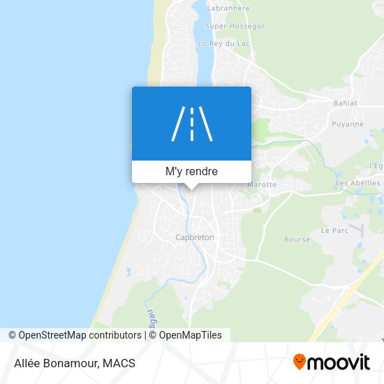 Allée Bonamour plan