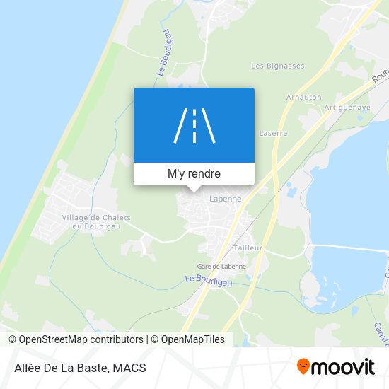 Allée De La Baste plan