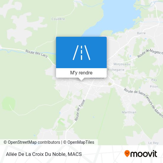 Allée De La Croix Du Noble plan