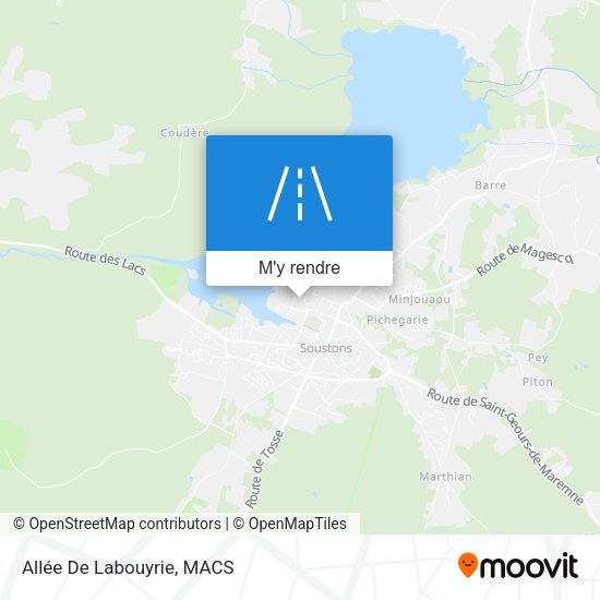 Allée De Labouyrie plan