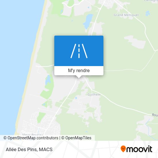 Allée Des Pins plan