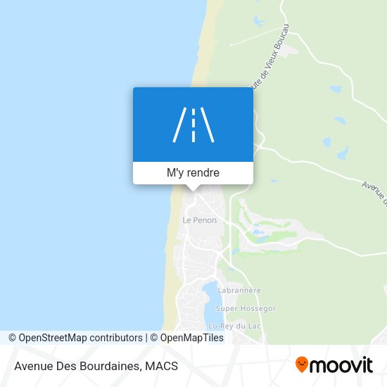 Avenue Des Bourdaines plan