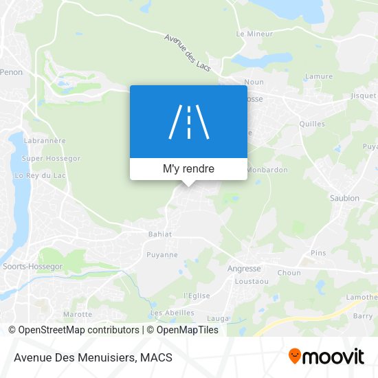 Avenue Des Menuisiers plan