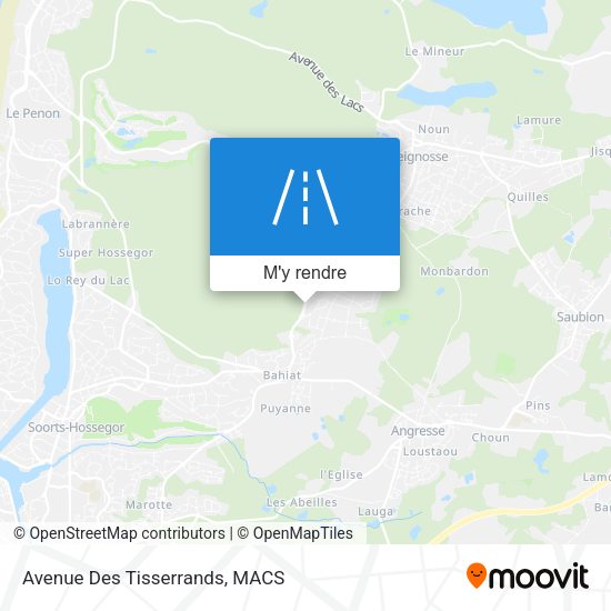 Avenue Des Tisserrands plan