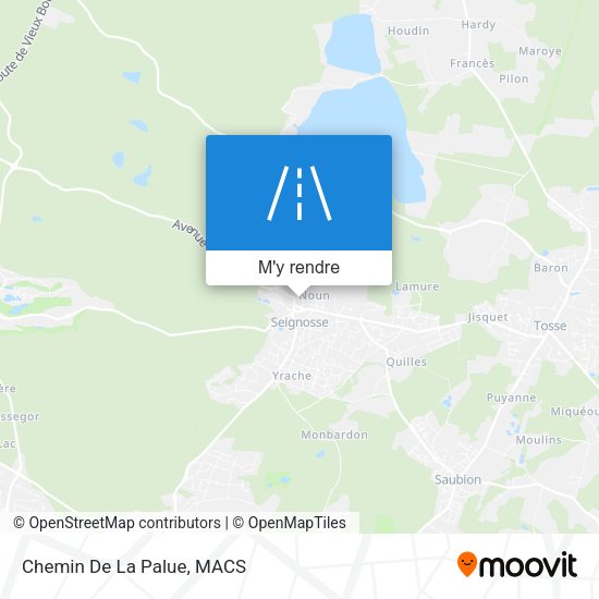 Chemin De La Palue plan