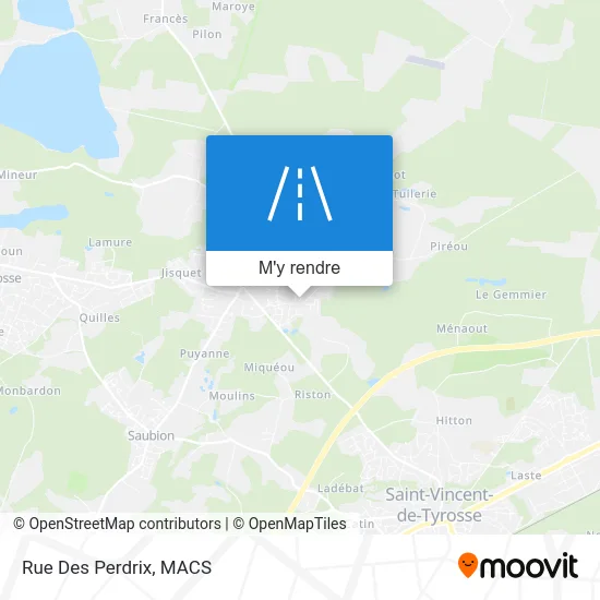 Rue Des Perdrix plan